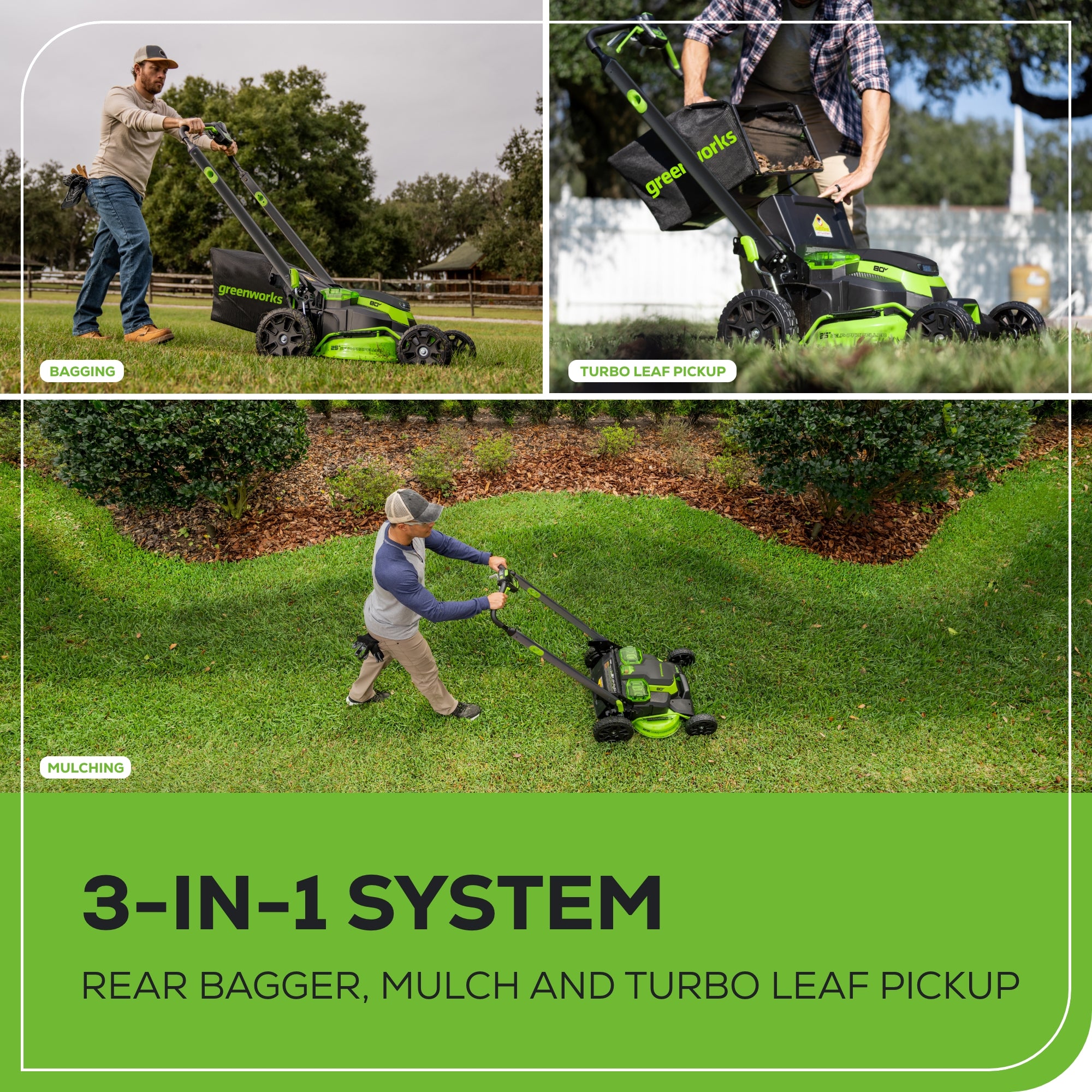 80V 25-Inch Cordless Battery Dual Blade Self-Propelled Lawn Mower with 4.0Ah Battery & Rapid Charger - 2PC Combo Kit for Large Yard Lawn Care & Landscaping