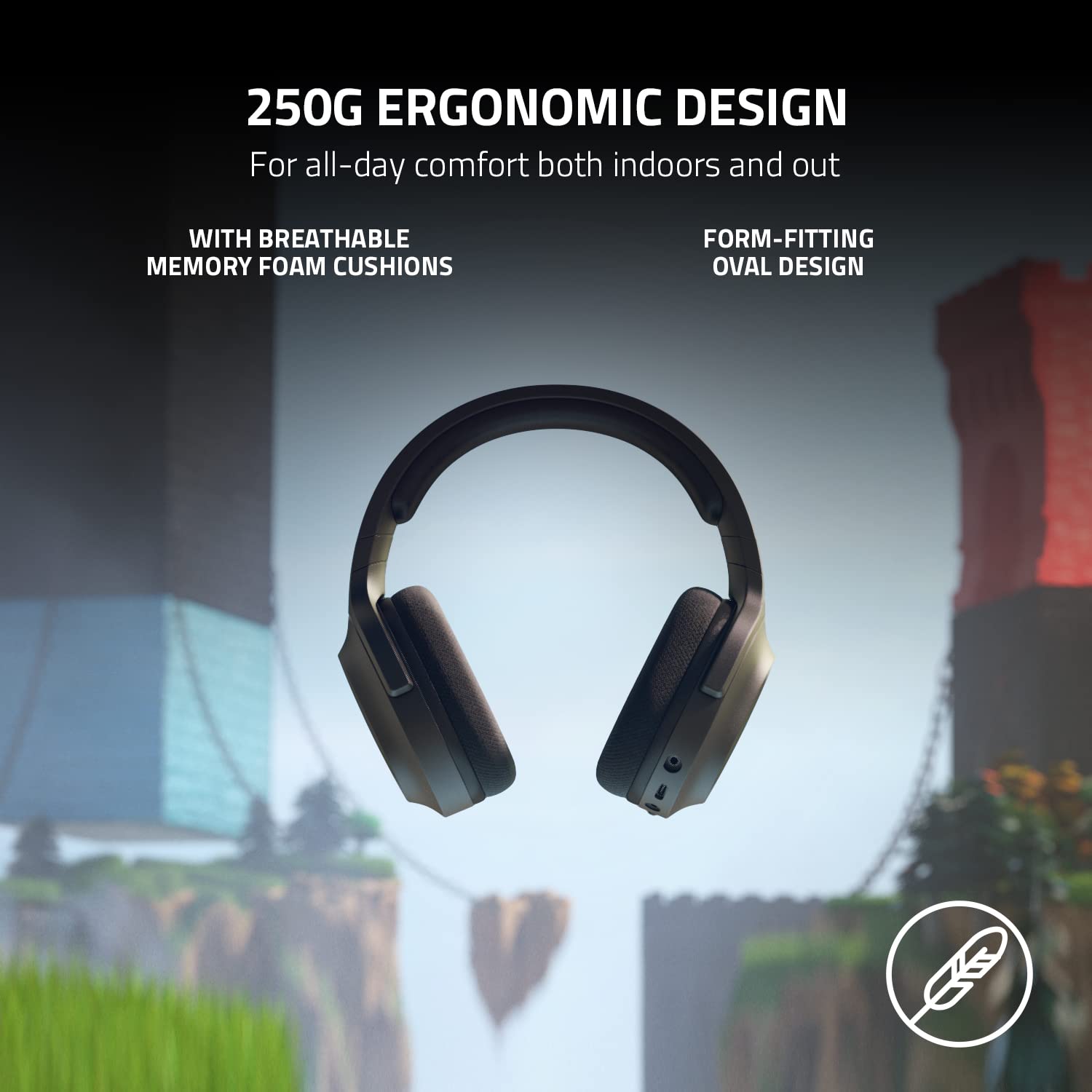 Razer Barracuda X Wireless Gaming Headset for PC, PS5, Nintendo Switch, Android & iOS - 2.4GHz & Bluetooth Connectivity - Lightweight Over-Ear Design with 40mm Drivers - Detachable Noise-Cancelling Mic - 50-Hour Battery Life (Black) - Perfect for Gaming, Streaming & Remote Work