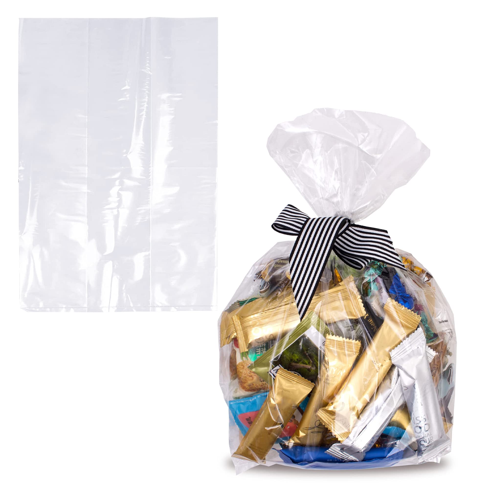 APQ Clear Gusseted Poly Bags 8
