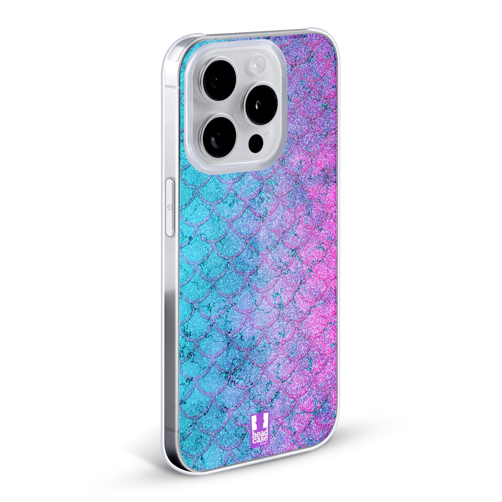 Bubblegum Mermaid Scales Hard Back Phone Case Compatible with Apple iPhone 7/8/SE (2020 & 2022) - Trendy Protective Cover for Everyday Use, Work & Travel
