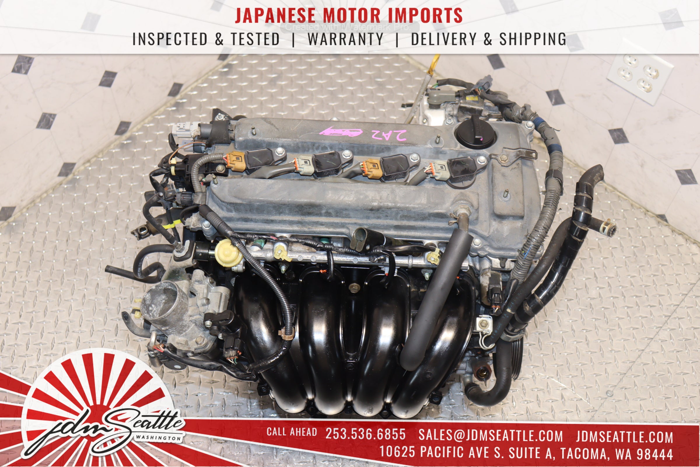 JDM 2AZ-FE Engine 2.4L for 2005-2010 Scion TC - Replacement Motor for Improved Performance | Perfect for Engine Swap & Car Restoration Projects