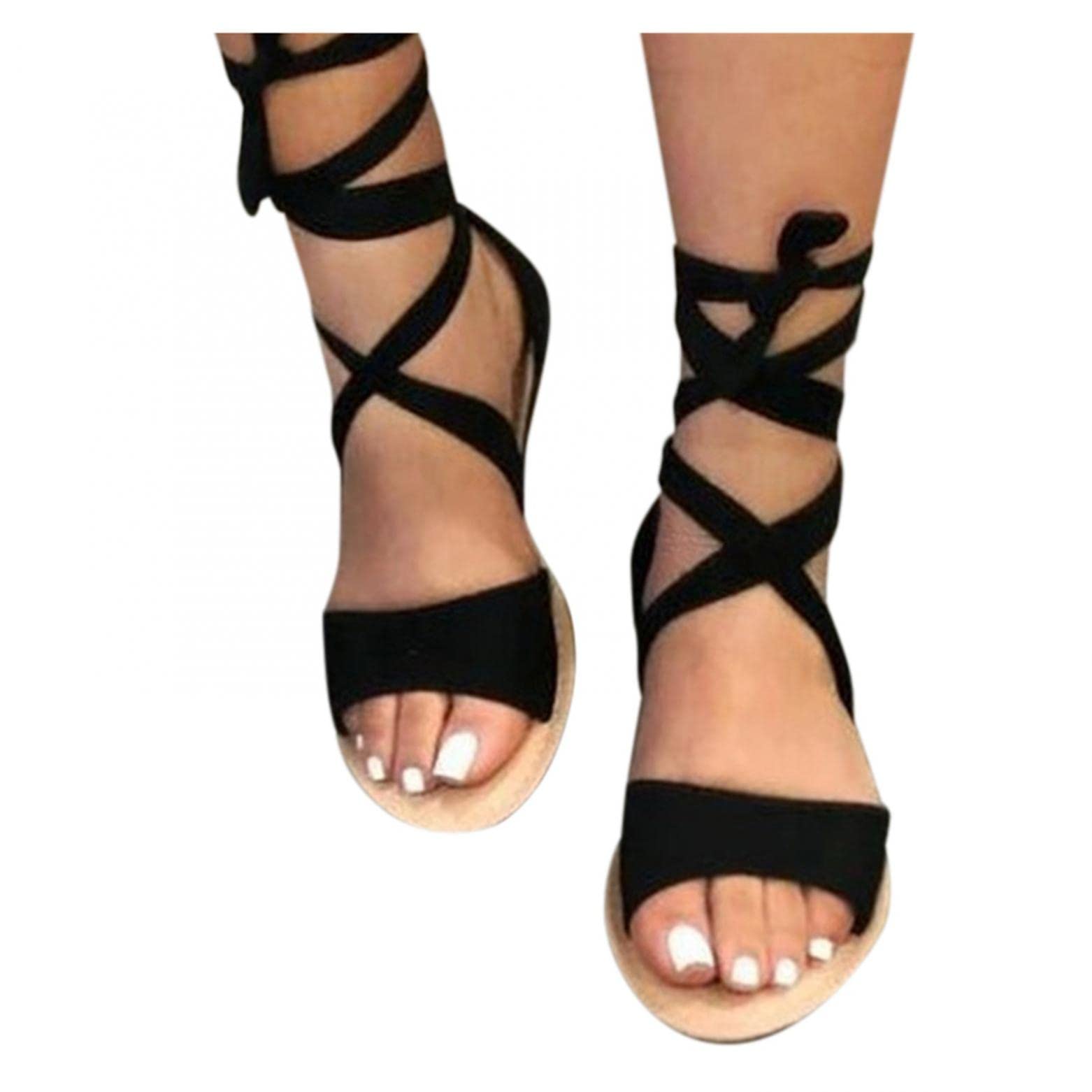 **Aayomet Women's Comfortable Strappy Wedge Sandals - Open Toe Low Heel Dressy Casual Shoes for Summer, Beach, and Outdoor Activities**