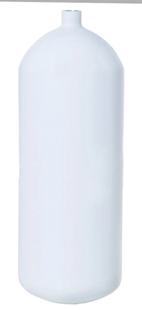 12L Short Steel Scuba Diving Cylinder 232 Bar - Portable Air Tank for Scuba Diving, Paintball & Emergency Oxygen Supply