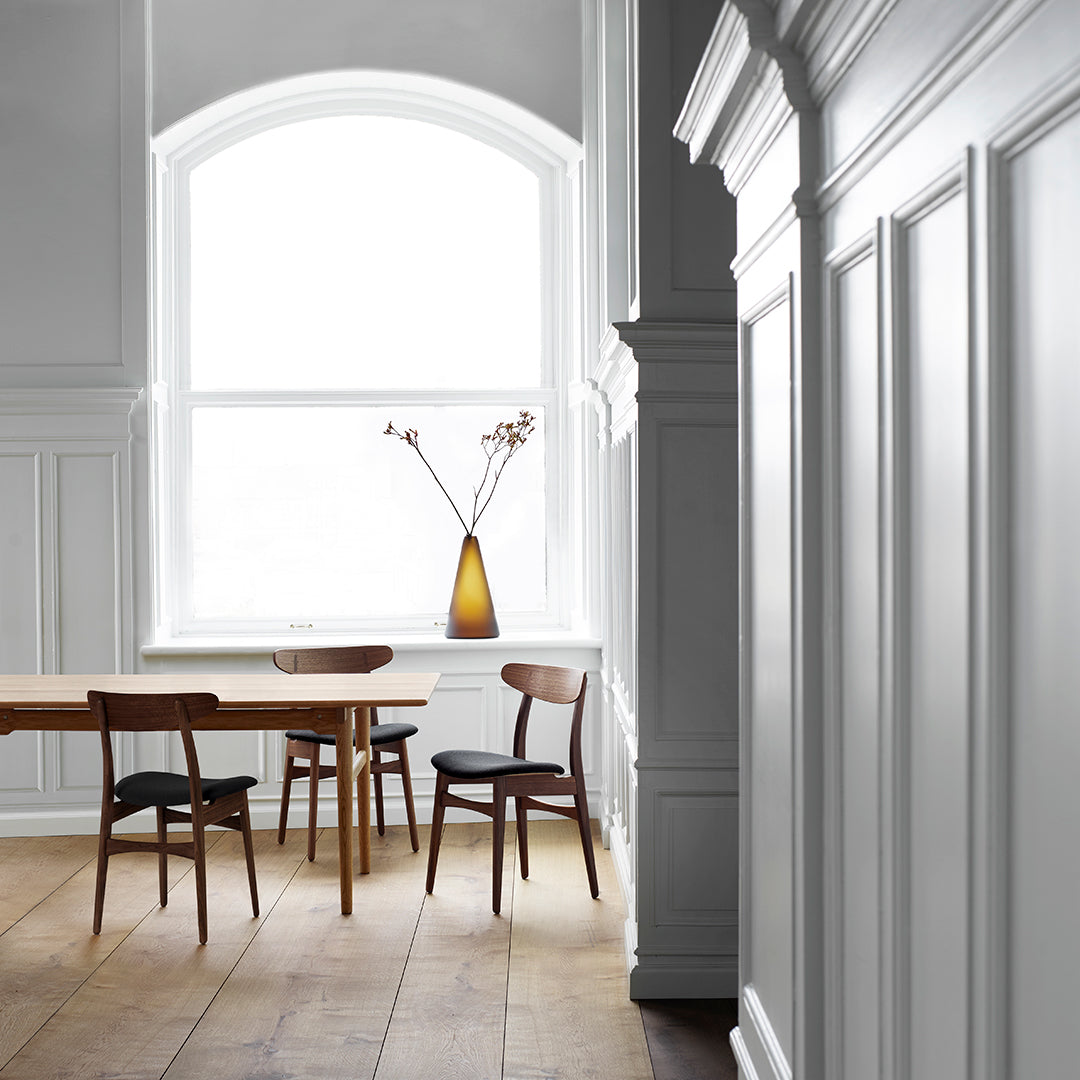 Carl Hansen & Son CH30P Wegner Chair - Mid-Century Modern Dining Chair with Oak Frame & Paper Cord Seat - Perfect for Dining Rooms, Kitchens & Home Offices
