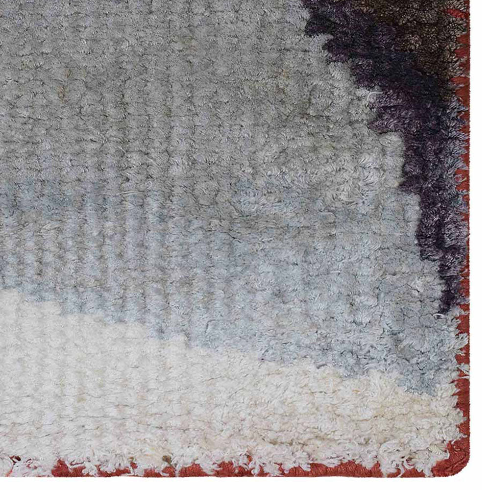 Hand Knotted Sheer Area Rug - Lightweight & Elegant for Living Room, Bedroom, or Nursery Decor