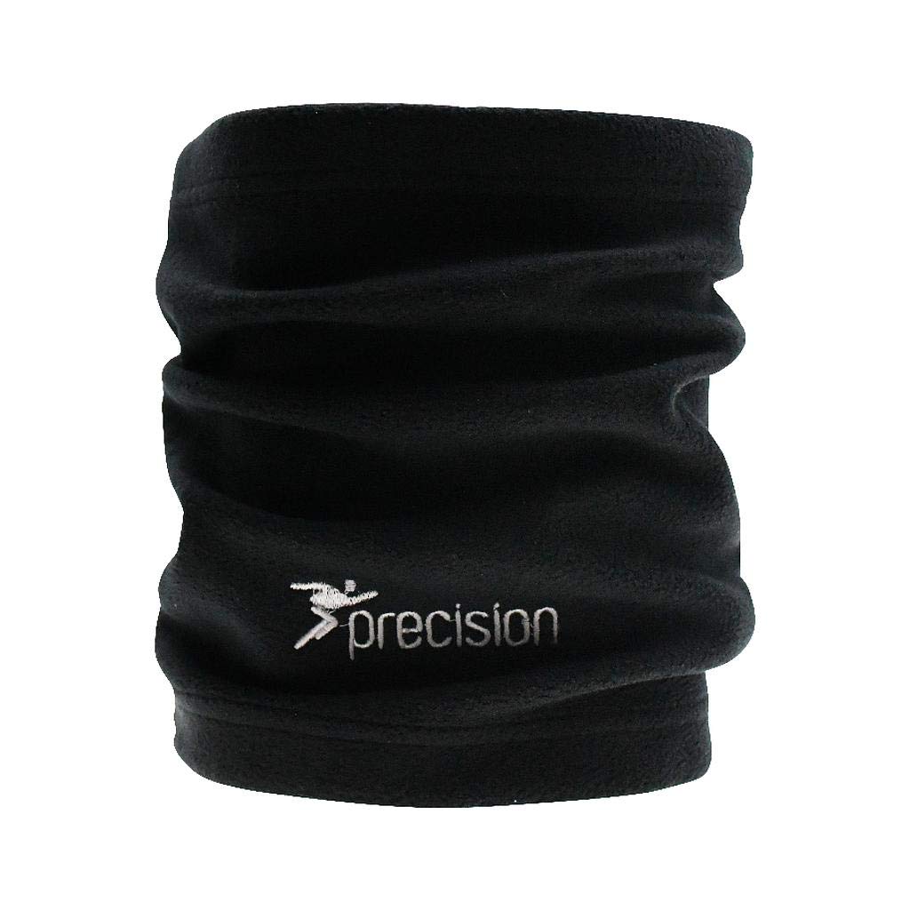 Precision Unisex Essential Neck Warmer - Black, One Size - Soft & Warm Winter Scarf for Men & Women - Perfect for Skiing, Hiking & Outdoor Activities