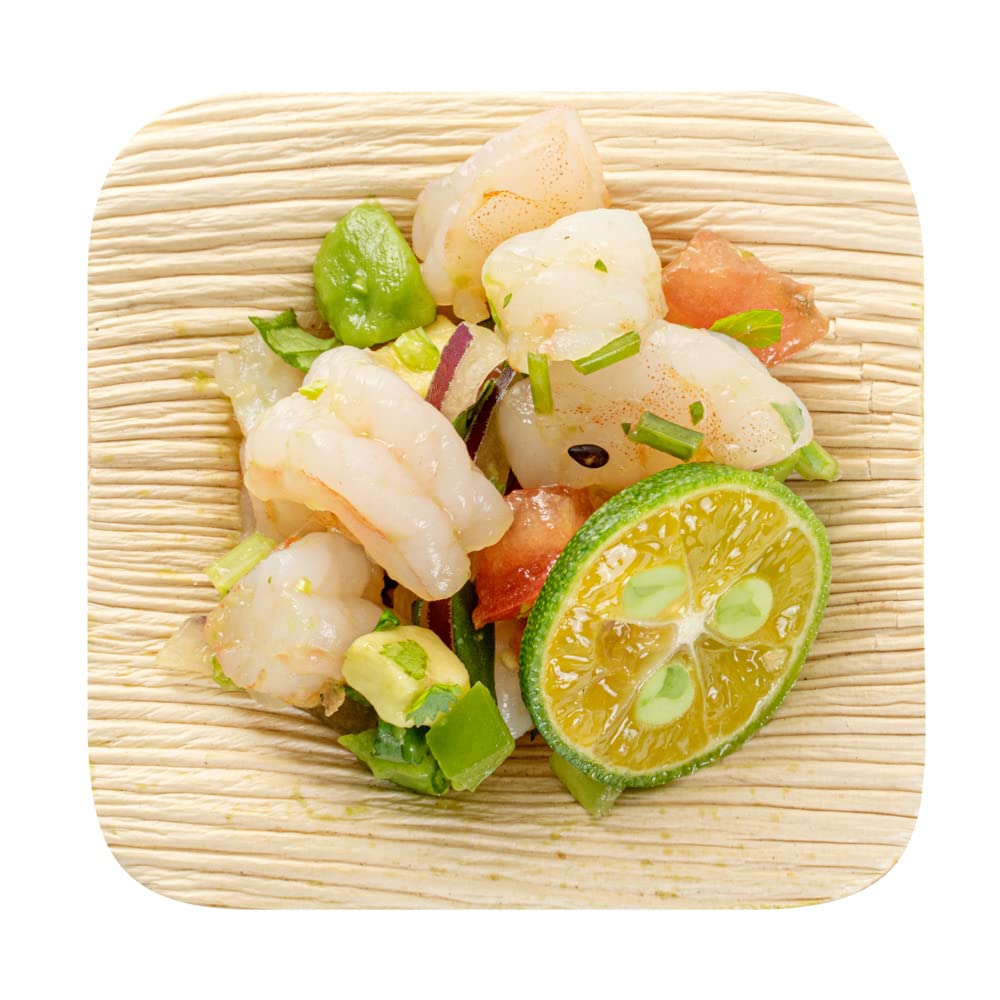 Restaurantware Indo 2.4 Inch Square Palm Bowls - 100 Pack Microwave Safe & Freezer Friendly Sustainable Areca Leaf Bowls for Hot & Cold Foods | Eco-Friendly Disposable Bowls for Parties, Catering & Outdoor Dining
