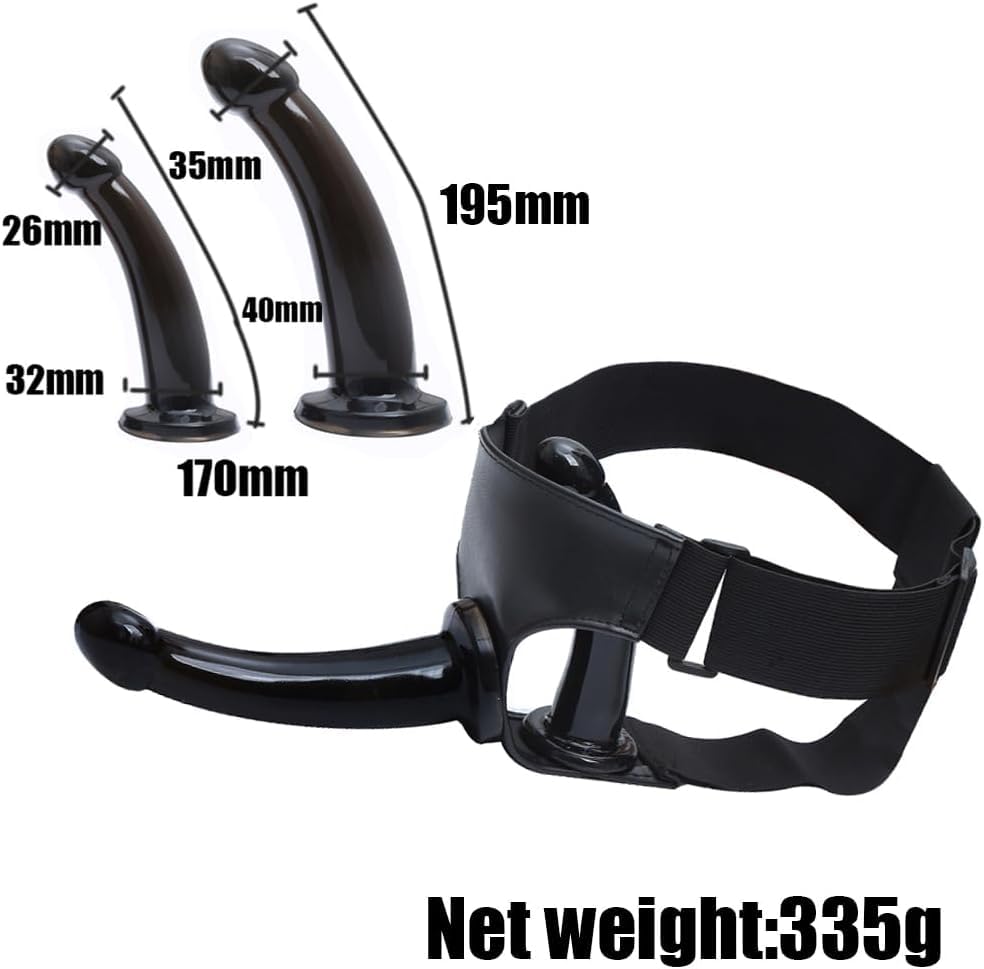 Adjustable Strap-On Dildo for Pegging - Waterproof Dual Toy for Couples & Lesbian Play