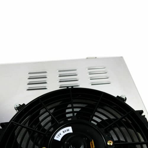 AlloyWorks Aluminum Electric Fan Shroud Relay Compatible with 1970-1980 Chevy Camaro & Monte Carlo, 1975-1979 Nova - High-Performance Cooling Upgrade for Classic Muscle Cars
