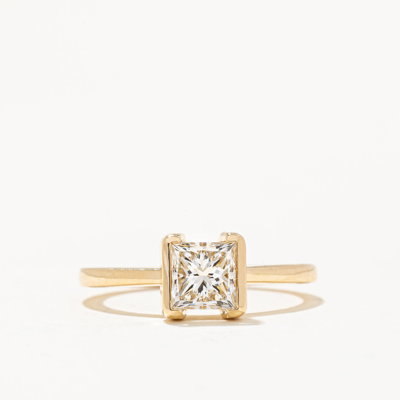 GIA Certified 1.02ct Square Cut Diamond Engagement Ring - VVS1 Clarity, Size 6.5, Ideal for Wedding Proposals & Anniversary Gifts