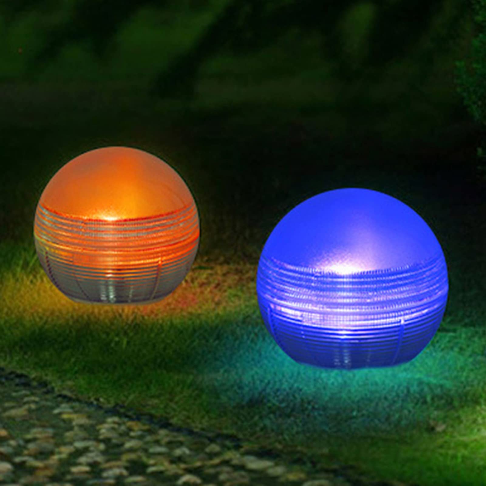 XD Designs Solar Floating Pool Lights - Waterproof RGB Color Changing Solar Pond Lights with Ground Stakes for Garden, Yard, Swimming Pool, Spa, Fountain & Fish Tank | Outdoor Decoration & Night Lighting