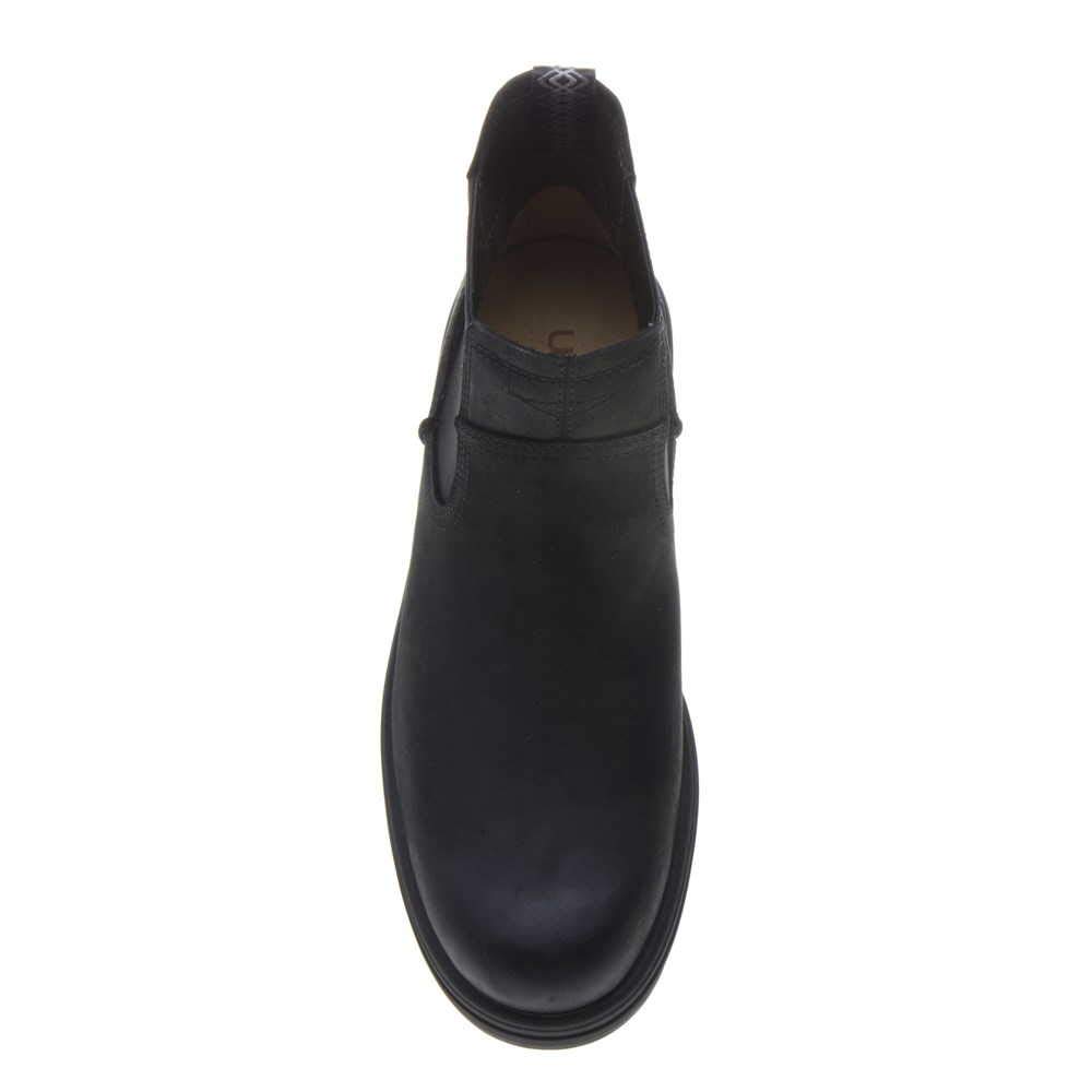 UGG Men's Biltmore Chelsea Boot - Waterproof Leather Ankle Boots for Men | Slip Resistant Comfortable Winter & Fall Shoes | Perfect for Outdoor, Work & Casual Wear