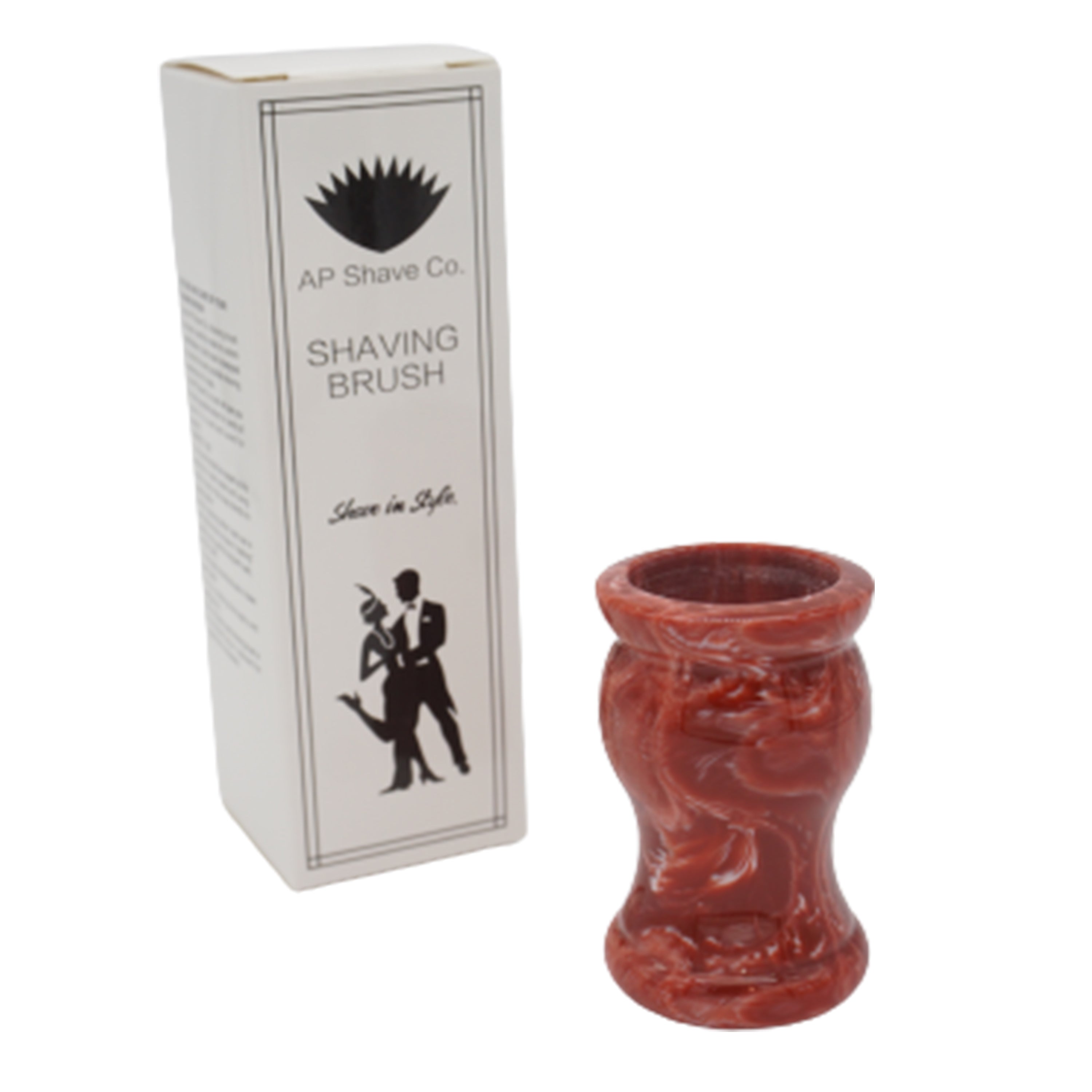 Premium Handmade Strawberry Cream Shaving Brush Handle - Fits 28mm & 30mm Knots - Perfect for Wet Shaving & Grooming Gifts