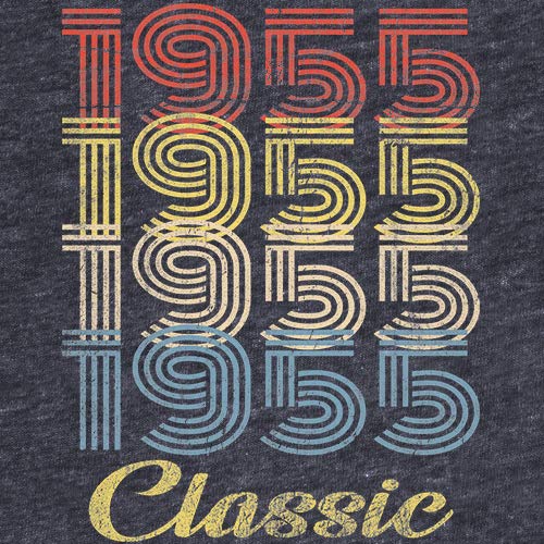 Vintage 1955 Retro 70th Birthday T-Shirt for Men - Classic 70th Birthday Gift Idea - Perfect for 70th Birthday Parties, Retirement Celebrations & Milestone Gifts