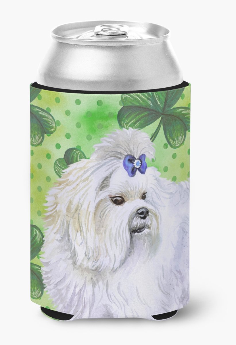 CoolCookware Maltese St. Patrick's Day Can & Bottle Hugger - Perfect for Beer, Soda & Drink Covers at Parties, Bars & Home Celebrations