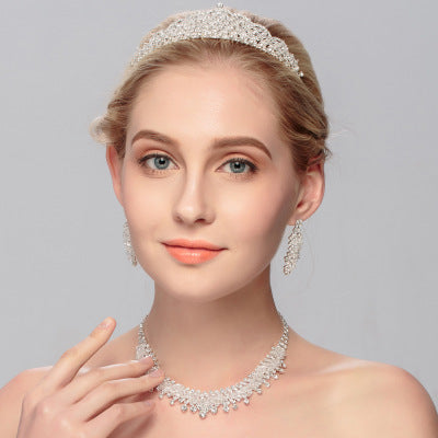 Elegant Wedding Jewelry Set for Bride - Necklace, Earrings & Bracelet - Perfect for Bridal Shower, Engagement & Wedding Day