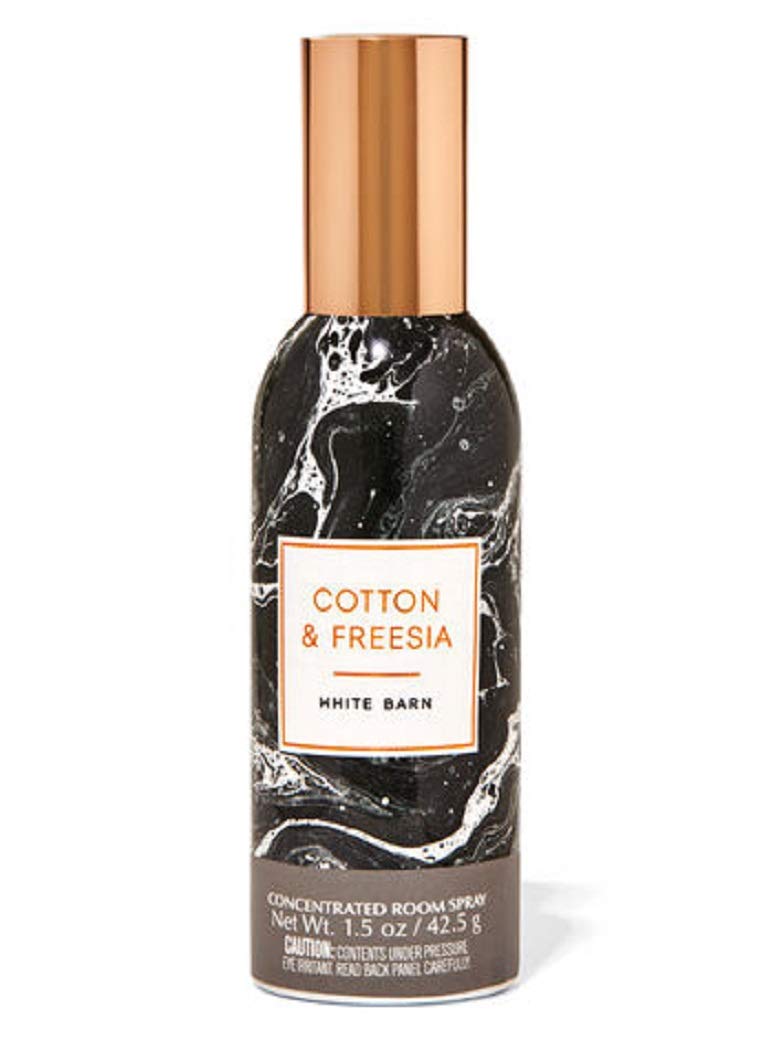 Bath & Body Works Cotton & Freesia Concentrated Room Spray - Long Lasting Home Fragrance for Bedroom, Living Room & Office