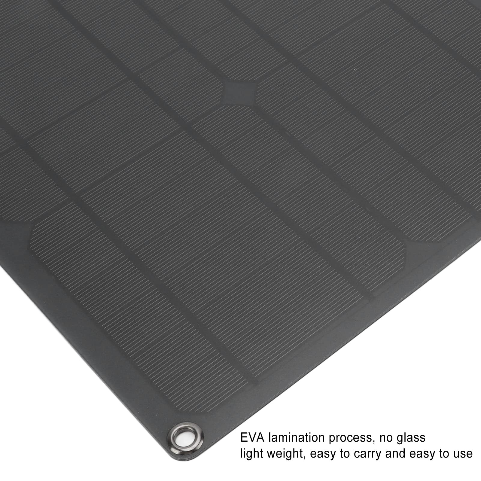 20W Solar Panel Charger - Universal, Waterproof, High-Efficiency Solar Power for Outdoor Camping, Hiking, RV & Emergency Use