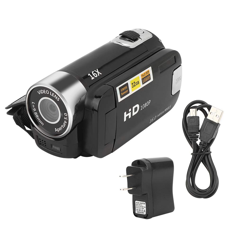 1080P HD Digital Camcorder with 16MP Sensor, 2.7
