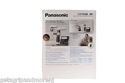 Panasonic KX-TG7875S / KX-TG385SK 5-Handset DECT 6.0 Cordless Phone System with 1.9GHz Technology - Perfect for Home & Office Communication