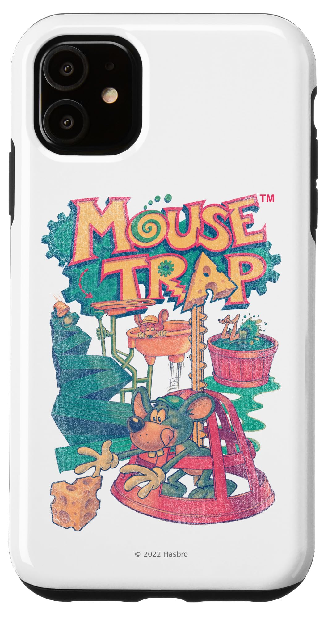 iPhone 11 Protective Case with Mouse Trap Design - Durable Shockproof Cover for Everyday Use, Outdoor Adventures & Tech Enthusiasts