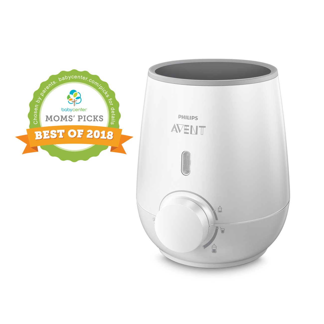 Philips Avent Baby Bottle Warmer - Fast & Safe Bottle Heating for Breastmilk & Formula - Perfect for Night Feedings & Travel