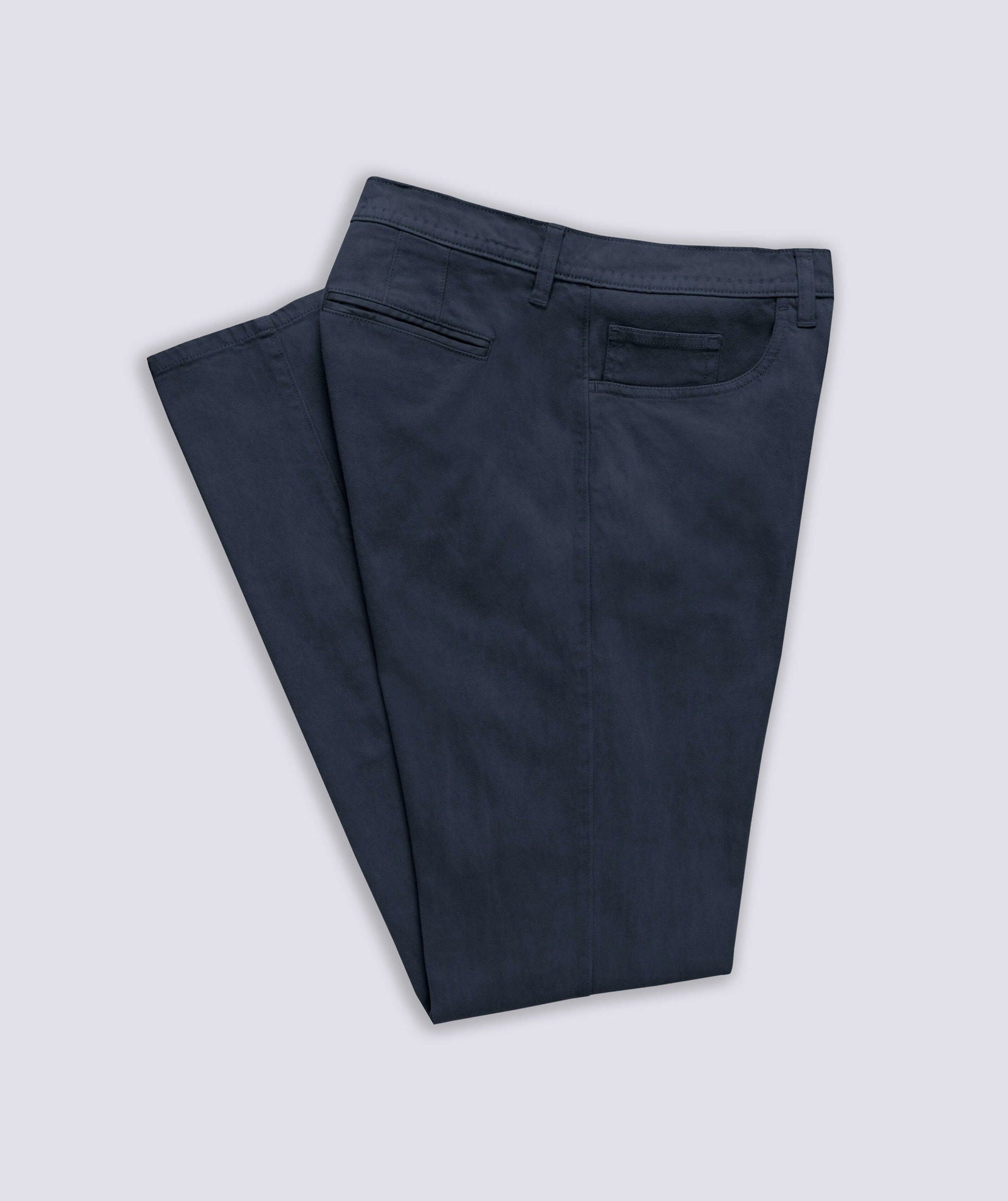 Bristol Twill Hybrid 5 Pocket Pants for Men - Comfortable Navy Blue Casual Trousers | Perfect for Office, Travel & Outdoor Activities