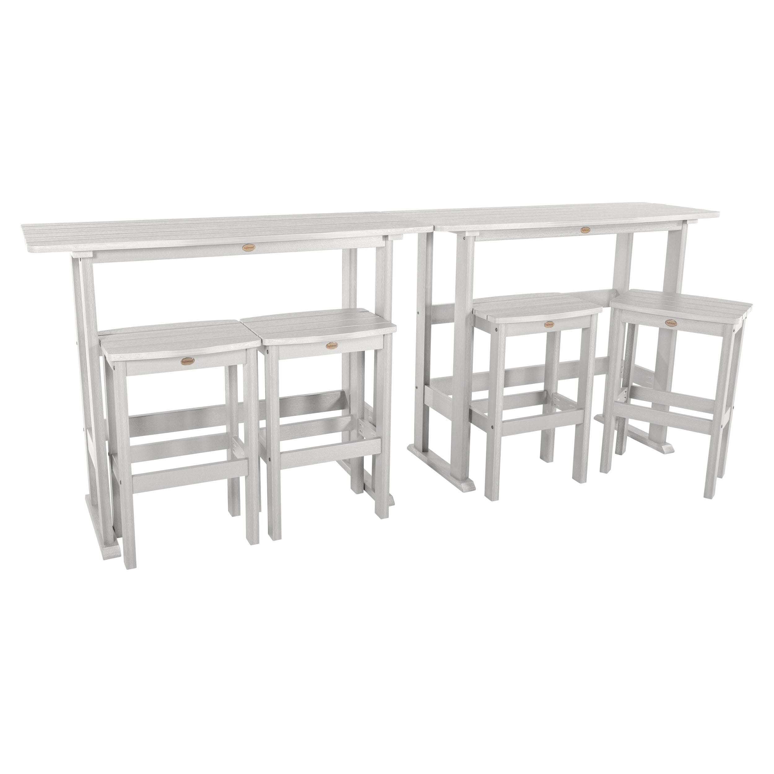 Lehigh 6-Piece Bar Height Balcony Patio Set - Outdoor Dining & Relaxing Furniture for Small Spaces