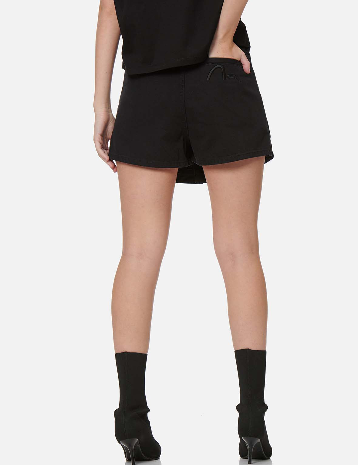 Seagull Embroidery Denim Skirt Shorts for Women - Stylish High Waist Denim Skort with Unique Seagull Design - Perfect for Casual Outings, Beach Vacations & Summer Fashion