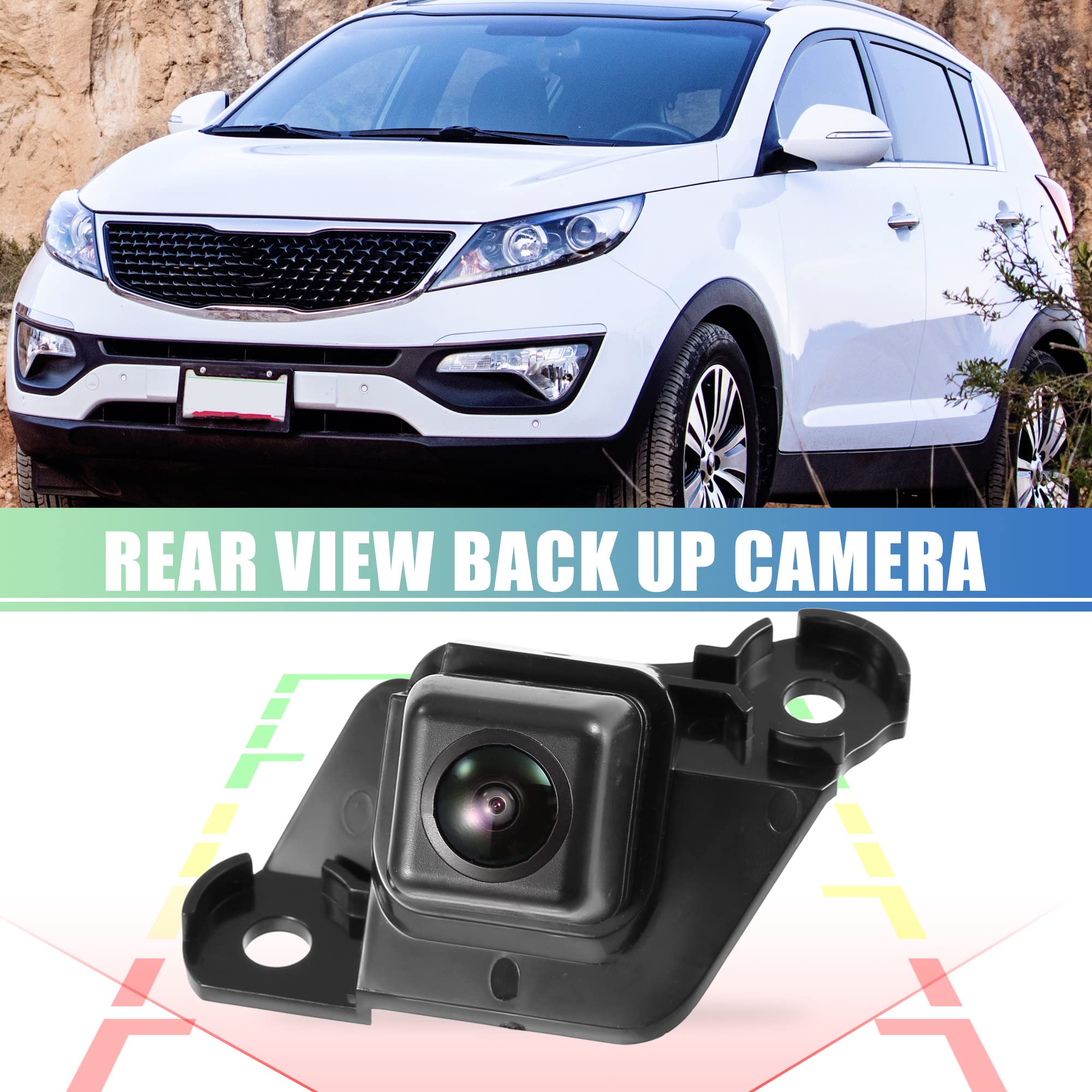 X AUTOHAUX 86790-04021 Rear View Backup Camera for Toyota Tacoma 2013-2015 - HD Night Vision Parking Assist Reverse Camera | Perfect for Tight Parking & Trailering