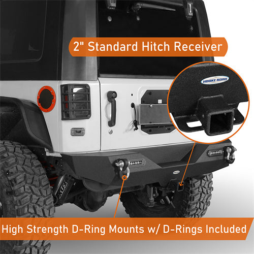 Mad Max Front & Rear Bumper for 2007-2018 Jeep Wrangler JK - Heavy Duty Off-Road Protection | Perfect for Rock Crawling & Trail Adventures