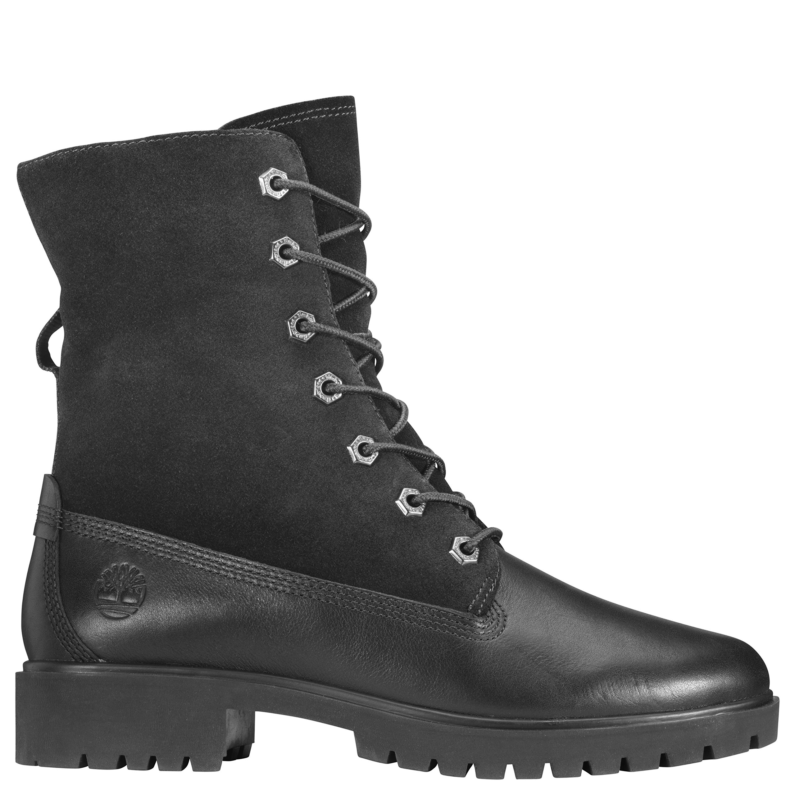 Timberland Women's Jayne Waterproof Teddy Fleece Fold-Down Winter Boots - Warm & Comfortable for Snow, Rain & Cold Weather Outdoor Activities