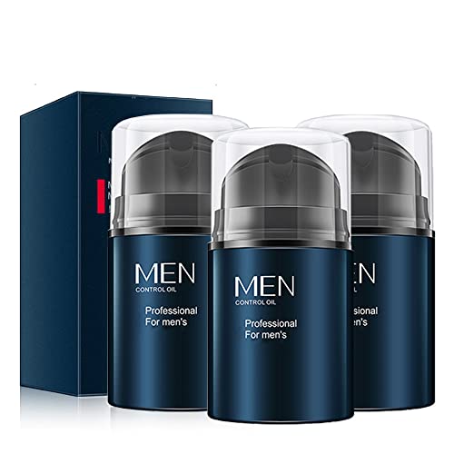 AgeDefy Men's All-In-One Anti-Aging Face Cream - Hydrating Moisturizer & Wrinkle Control for Men, 3-Pack | Daily Skincare Routine, Post-Shave Treatment, Travel Essential