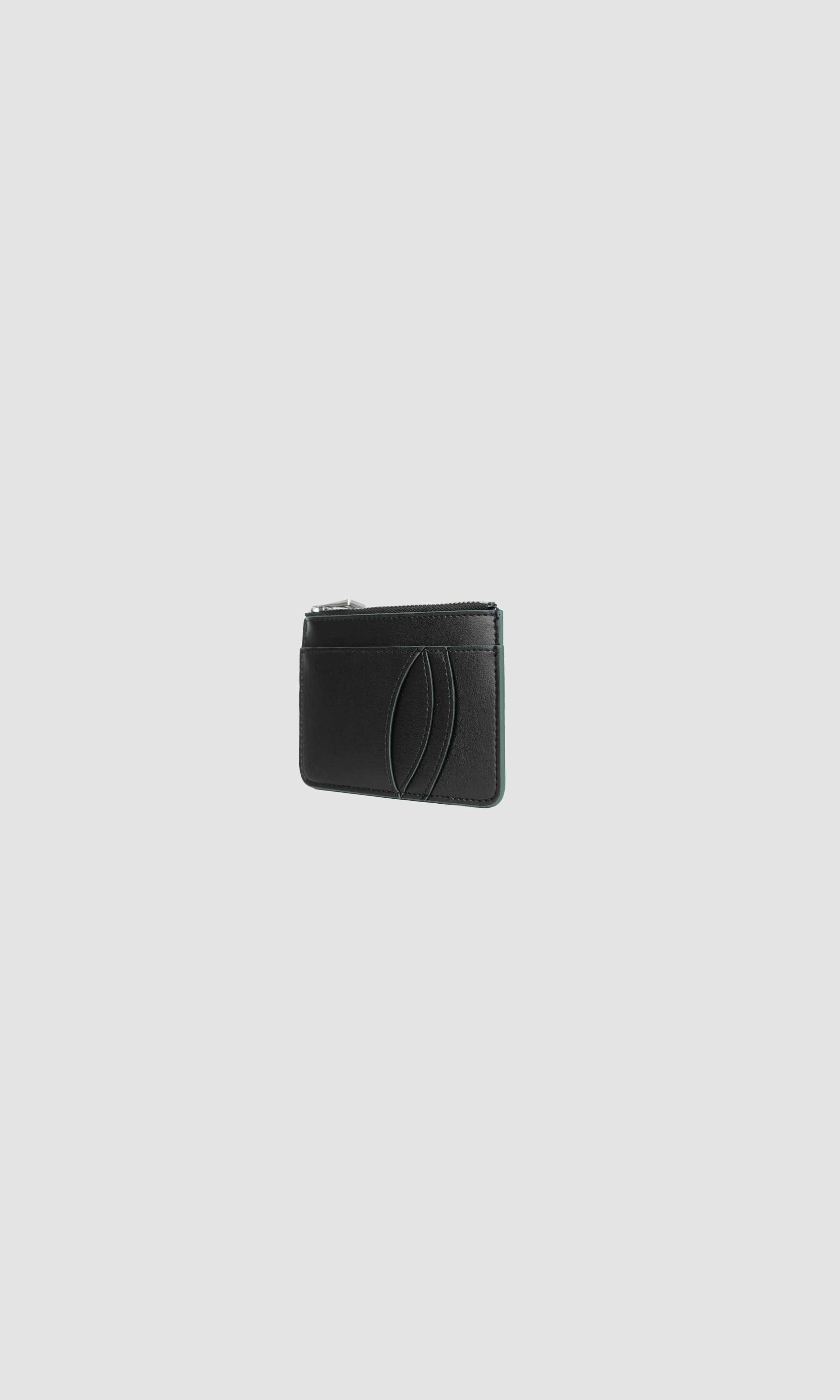 Vegan Apple Leather Card Holder for Men & Women - Slim RFID Blocking Wallet - Perfect for Travel, Business & Everyday Use | Black