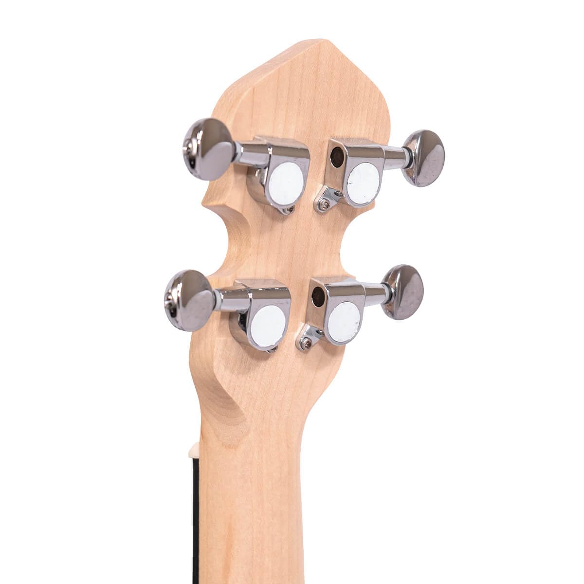 Gold Tone LGLT-A LED Light Up See-Through Banjo Ukulele with Amethyst Gem - Transparent Electric Ukelele for Stage Performance & Nighttime Playing
