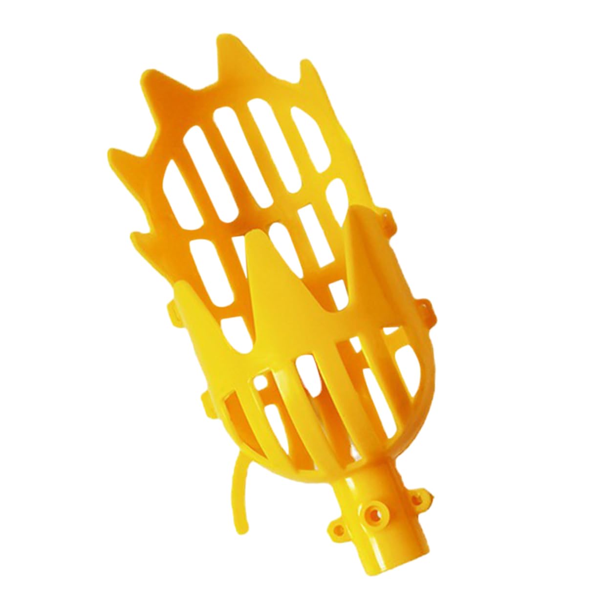 Hemoton Plastic Fruit Picker Basket with Pole - Garden Harvesting Tool for Avocados, Oranges, Mangoes - Lightweight Fruit Catcher for Home Orchards & Farms (Random Color) - Perfect for Harvesting High Tree Fruits Safely
