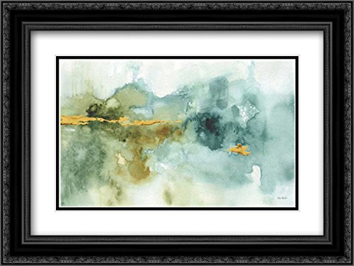 Lisa Audit 18x15 Black Ornate Framed Double Matted Museum Art Print - My Greenhouse Abstract Wall Art for Living Room, Bedroom & Office Decor