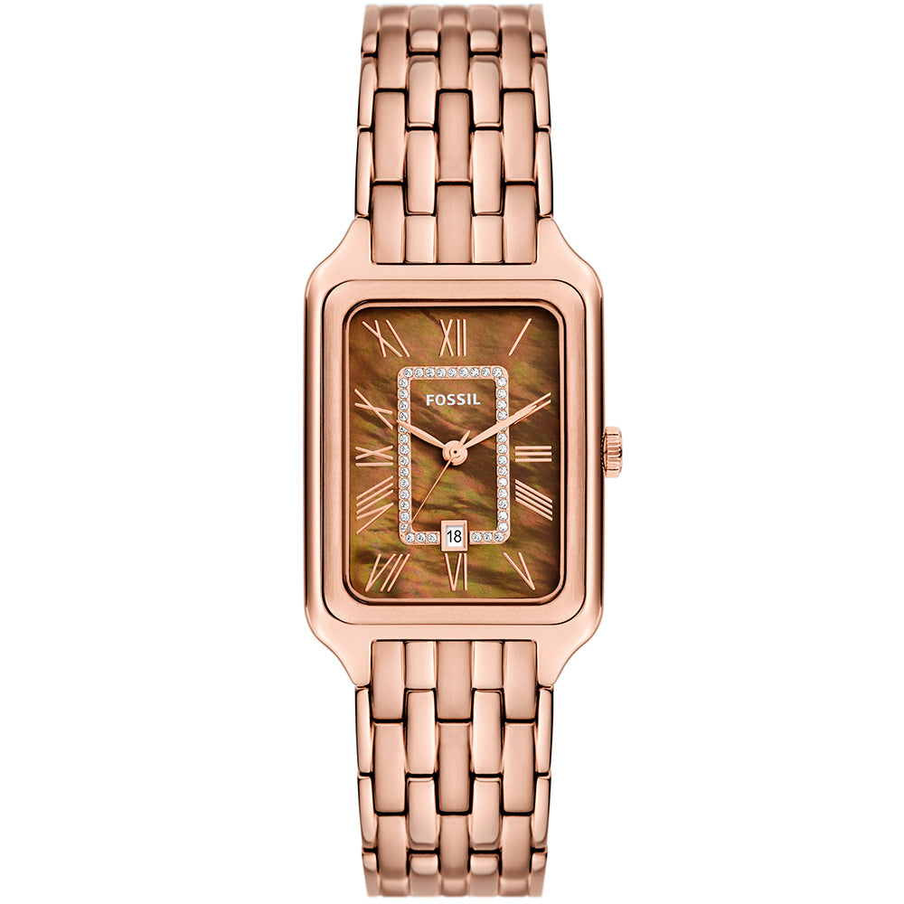 Fossil Raquel ES5323 Women's Leather Watch - Stylish & Water-Resistant for Everyday Wear, Office & Casual Outfits