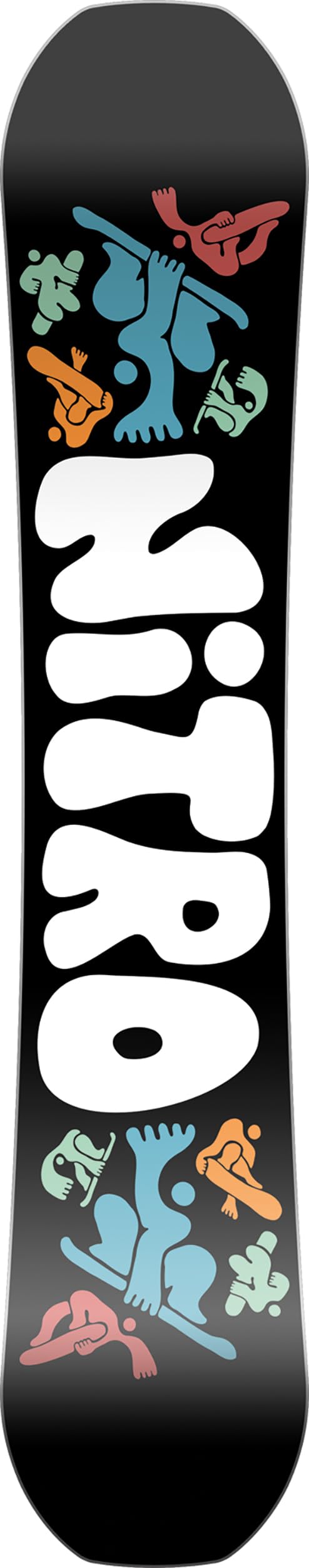 NITRO 2025 Youth Ripper Snowboard - High Performance Kids Snowboard for Boys & Girls - Perfect for Freestyle, Park Riding & All-Mountain Adventures