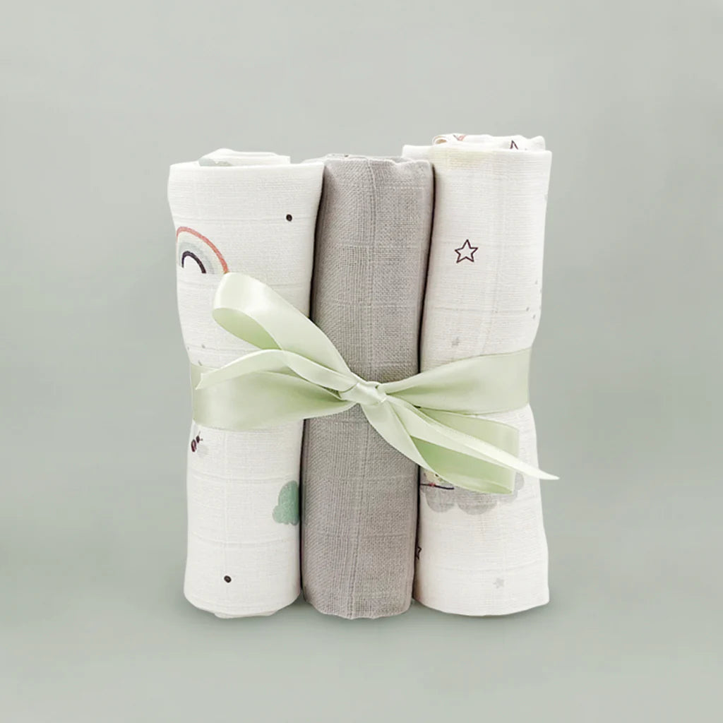 Twinkle Little Star Baby Basket - Soft & Cozy Infant Bed for Newborns | Perfect for Nursery, Baby Shower Gifts & Photo Props | SKU: LBG1014