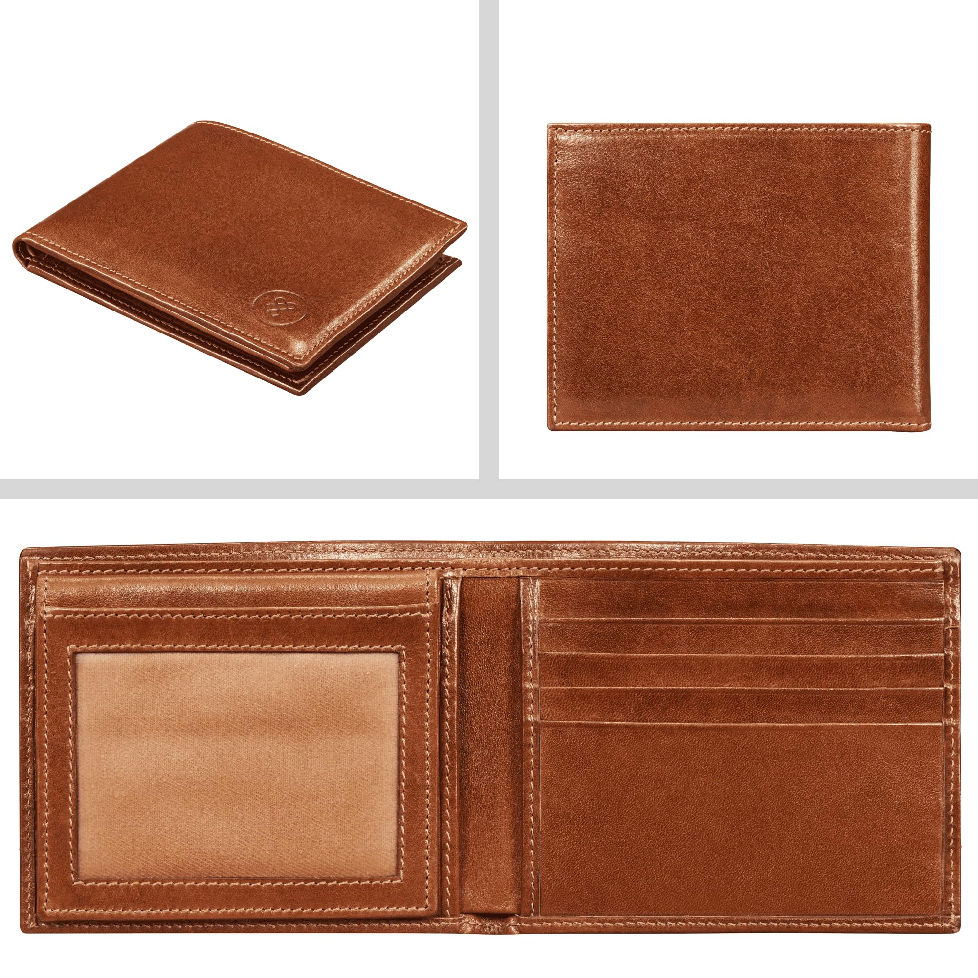 Maxwell Scott Genuine Leather Bags - The Asti Chestnut Tan Crossbody Bag for Women | Premium Italian Leather Handbag for Work, Travel & Everyday Use