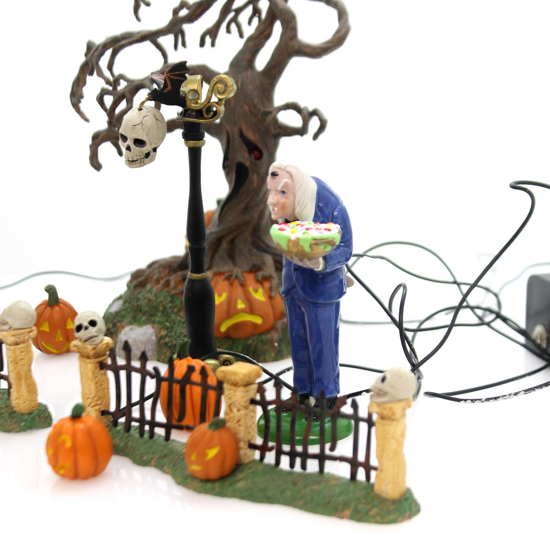 Dept. 56 Halloween Graveyard Landscape Set - Spooky Home Decor for Halloween Party & Haunted House Display