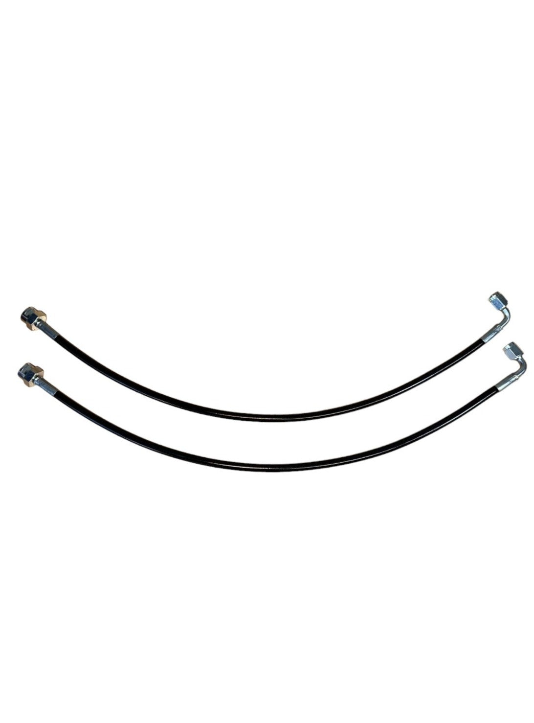 87-93 Ford Mustang Front Brake Line Kit - Compatible with TBM Drag Racing Brakes - High Performance Braking for Racing & Street Use