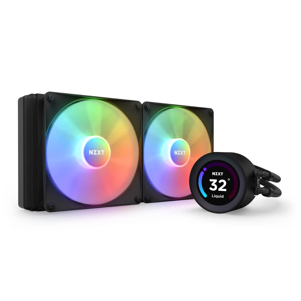 NZXT Kraken Elite 280 RGB AIO Liquid CPU Cooler - 280mm Radiator with 2.36