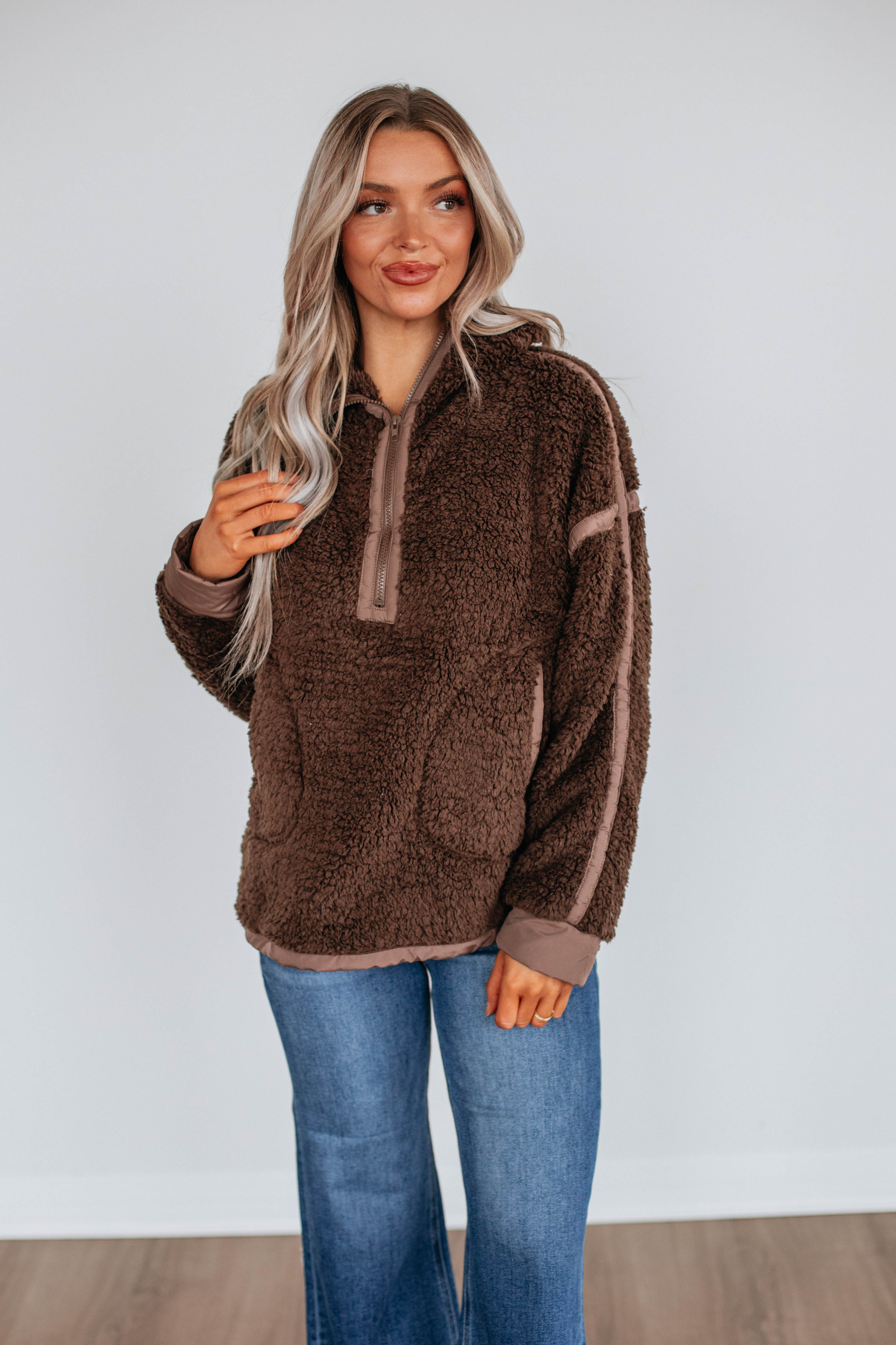 Eagan Sherpa Pullover Fleece Jacket for Men & Women - Soft Warm Winter Hoodie for Outdoor Activities, Camping, Hiking & Casual Wear