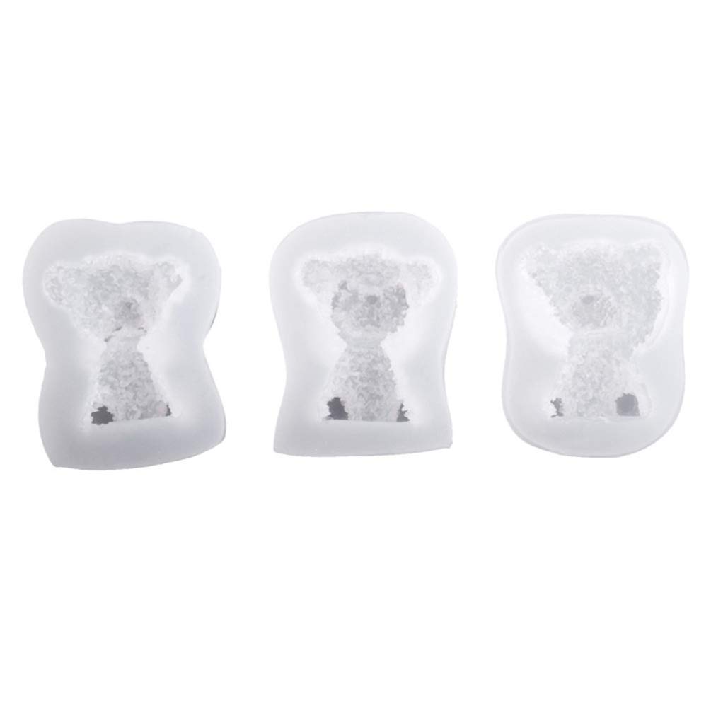 Hemoton 3D Silicone Resin Molds for Baking - 3-Piece Set of Cake & Cookie Cutters - Perfect for DIY Crafts, Resin Jewelry, and Home Baking Decorations