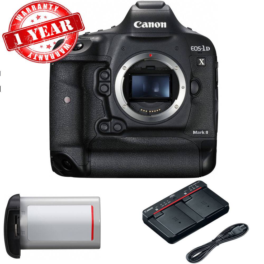 Canon EOS 1D X Mark II Professional DSLR Camera Body - 20.2MP, 4K Video, Dual Pixel AF | Perfect for Sports, Wildlife & Wedding Photography