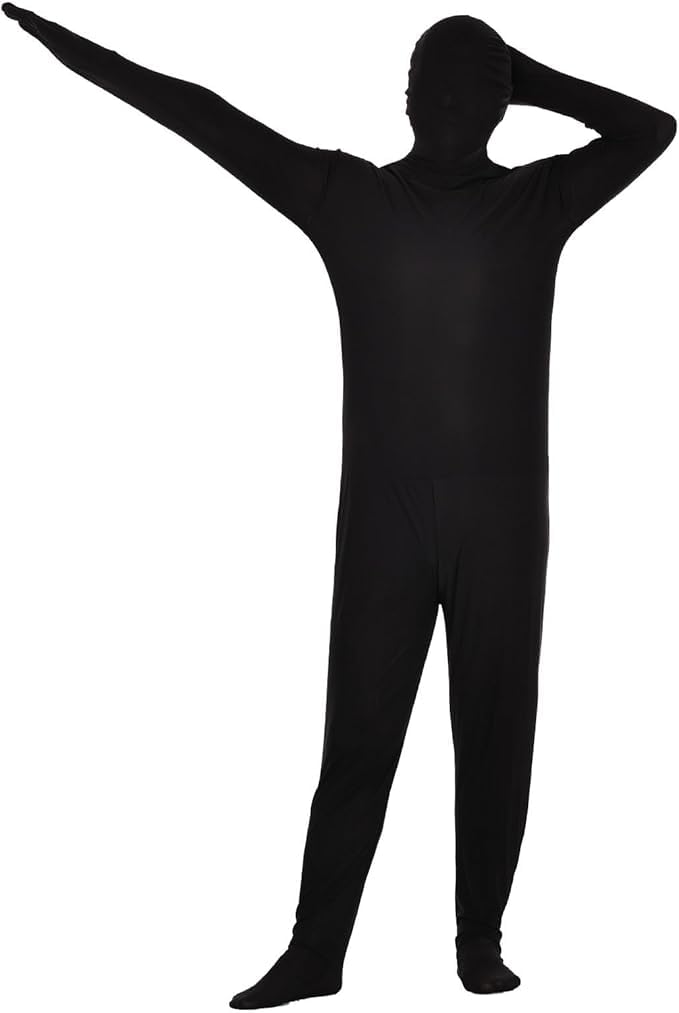 Tongcloud Unisex Spandex Full Body Suit for Cosplay & Halloween - Invisible Man Costume for Adults | Perfect for Costume Parties, Magic Shows & Theatrical Performances