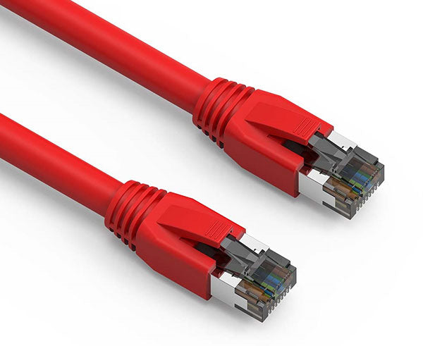 High-Speed CAT8 Ethernet Cable 25FT - 40Gbps, Dual Shielded S/FTP, Snagless Molded Boot - Perfect for Gaming, Streaming & Home Office Network Setup