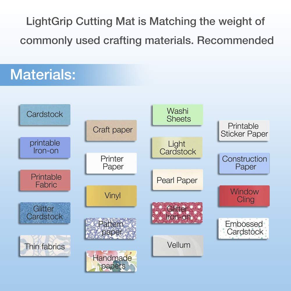 REALIKE 12x12 Inch Self-Healing Cutting Mat - 6 Pack Replacement Mats for Cricut Maker 3, Maker, Explore 3, Air 2, Air & One - Perfect for Vinyl, Paper, Fabric & Craft Projects